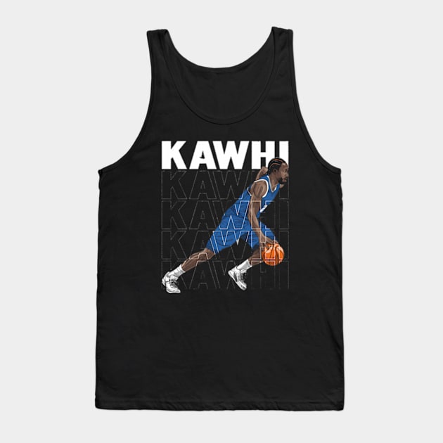 Kawhi Leonard Los Angeles C Repeat Tank Top by binchudala